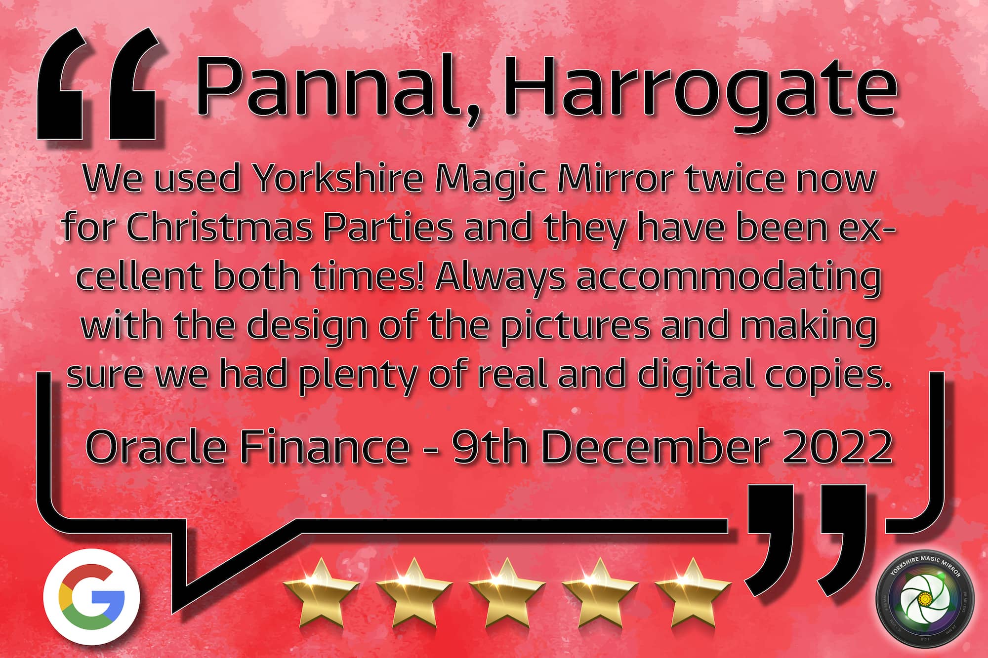 Oracle Finance Pannal Harrogate Corporate 2022